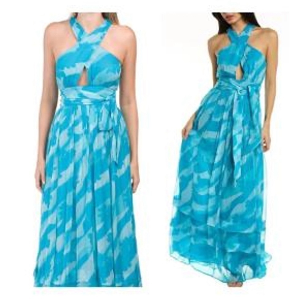 NEW! Ramy Brook Printed Zoya Maxi Dress Size 2